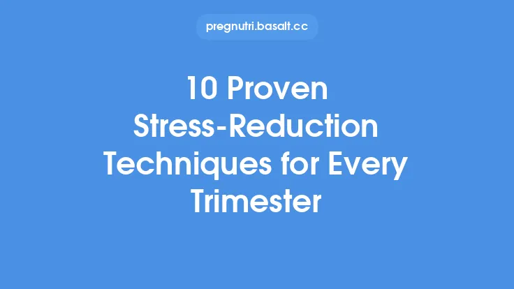 10 Proven Stress‑Reduction Techniques for Every Trimester Thumbnail