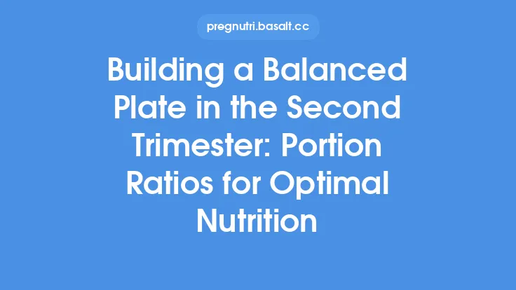 Building a Balanced Plate in the Second Trimester: Portion Ratios for Optimal Nutrition Thumbnail