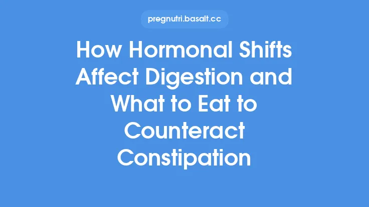 How Hormonal Shifts Affect Digestion and What to Eat to Counteract Constipation Thumbnail