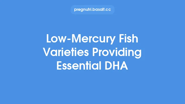 Low‑Mercury Fish Varieties Providing Essential DHA Thumbnail