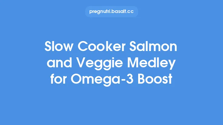 Slow Cooker Salmon and Veggie Medley for Omega‑3 Boost Thumbnail