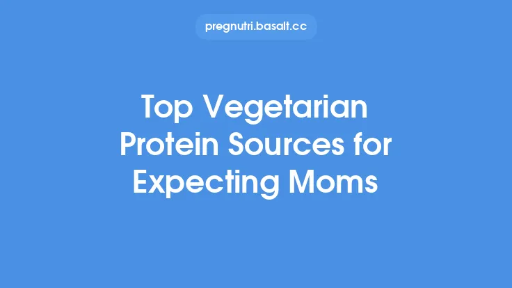 Top Vegetarian Protein Sources for Expecting Moms Thumbnail
