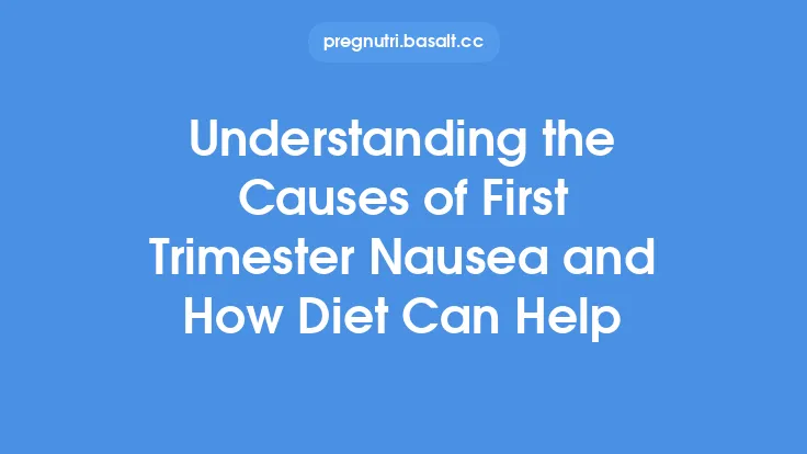 Understanding the Causes of First Trimester Nausea and How Diet Can Help Thumbnail