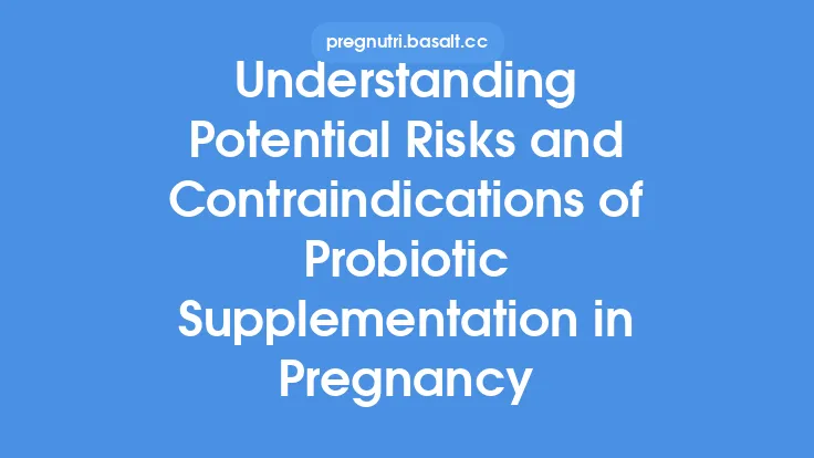 Understanding Potential Risks and Contraindications of Probiotic Supplementation in Pregnancy Thumbnail