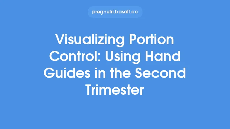 Visualizing Portion Control: Using Hand Guides in the Second Trimester Thumbnail